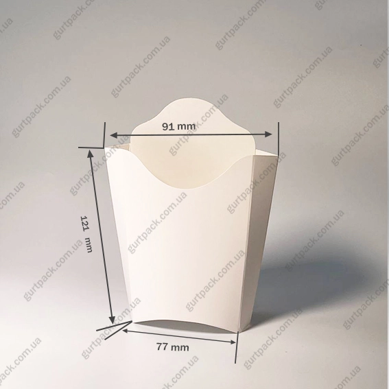 Упаковка для картофеля фри 121*91*77 - 1