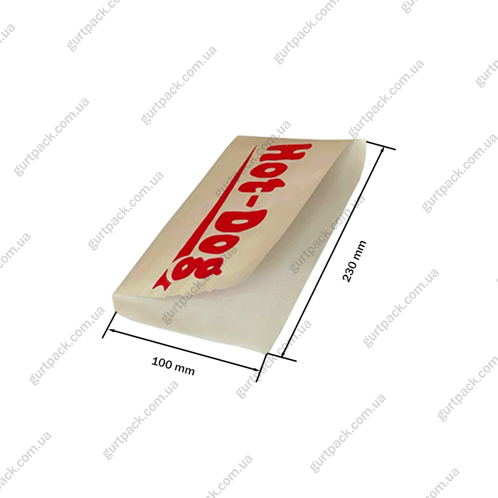 Куточок білий з лого Hot-Dog 100*230 - 1