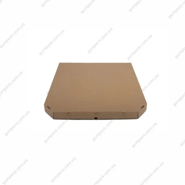 Коробка для пиццы коричневая Ф3 300*300*30 - 1