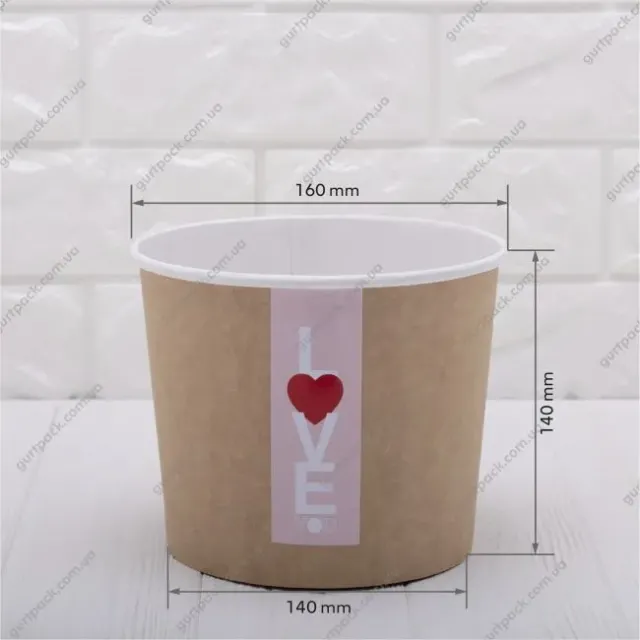 Стакан Крафт К22 160*140*140 - 2
