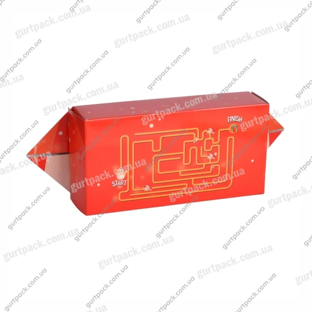 Коробка цукерка 380г Червона Н89-2 - 4
