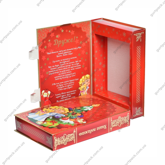 Книга велика з тисненням 800г Червона Н55 - 4